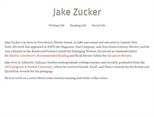 Tablet Screenshot of jakezucker.info